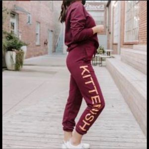 Kittenish size medium sweatsuit